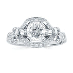 14k White Gold Bridal Set - Image 2