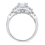 14k White Gold Bridal Set - Image 4