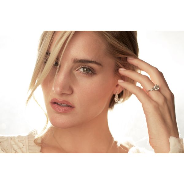 14k White Gold Bridal Set - Image 5