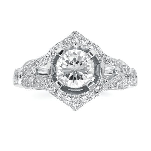 14k White Gold Bridal Set - Image 2