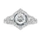 14k White Gold Bridal Set - Image 2