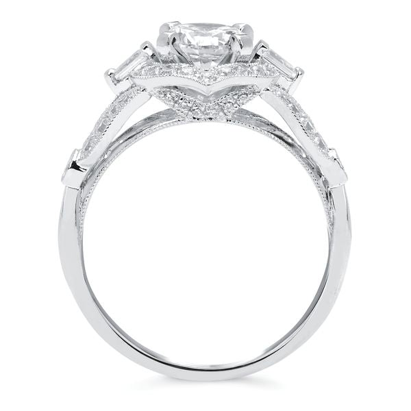 14k White Gold Bridal Set - Image 4