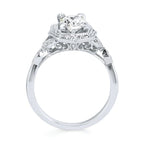 14k White Gold Bridal Set - Image 4