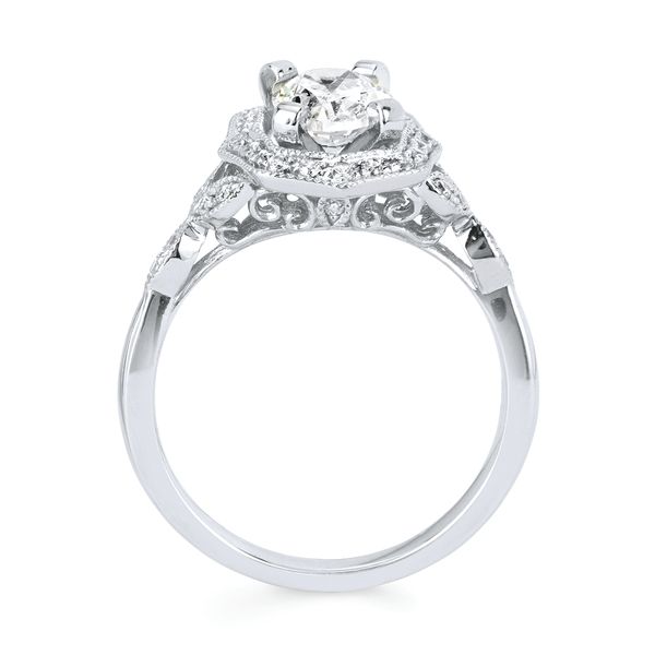 14k White Gold Bridal Set - Image 4