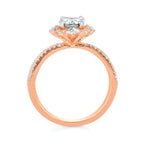 14k Rose Gold Bridal Set - Image 4