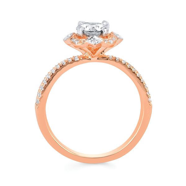14k Rose Gold Bridal Set - Image 4
