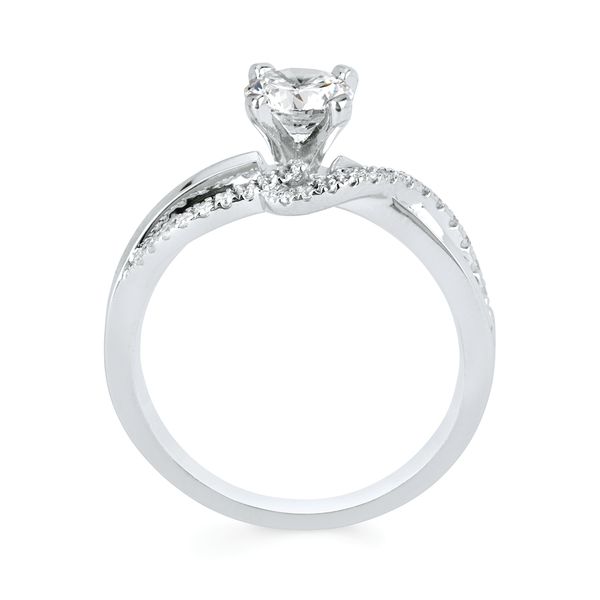 14k White Gold Bridal Set - Image 4