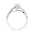 14k White Gold Bridal Set - Image 4