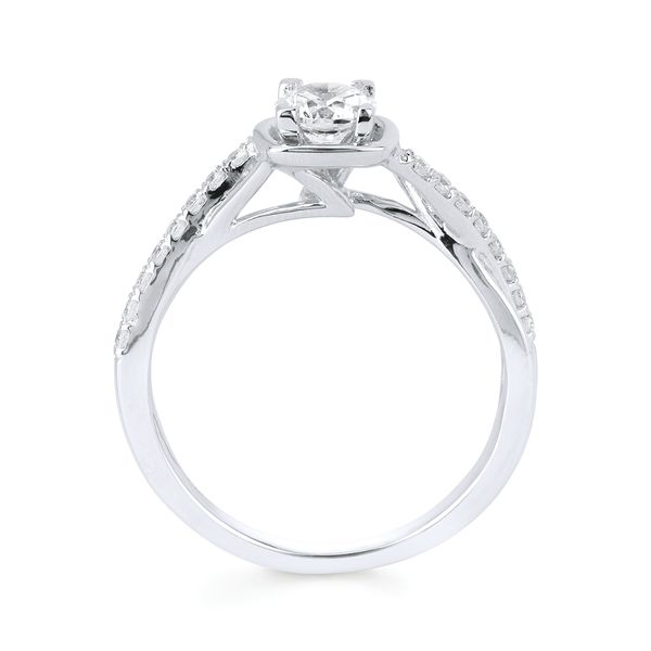 14k White Gold Bridal Set - Image 4