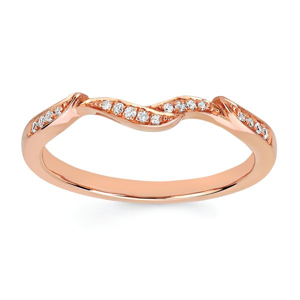 14k Rose Gold Bridal Set - Image 3