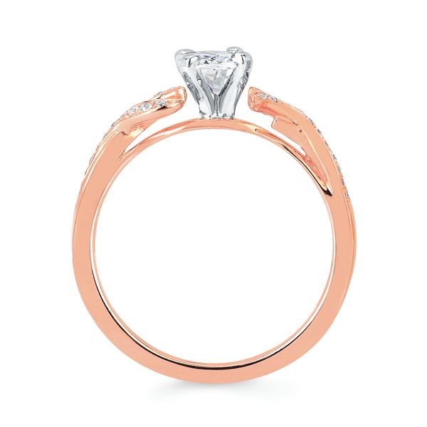 14k Rose Gold Bridal Set - Image 4