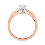 14k Rose Gold Bridal Set - Image 4