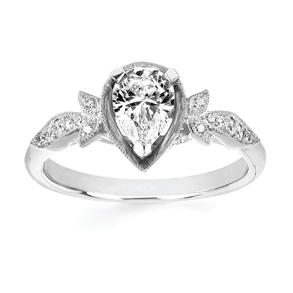 14k White Gold Bridal Set - Image 2