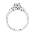 14k White Gold Bridal Set - Image 4