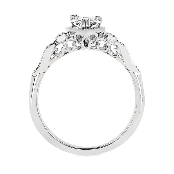 14k White Gold Bridal Set - Image 4