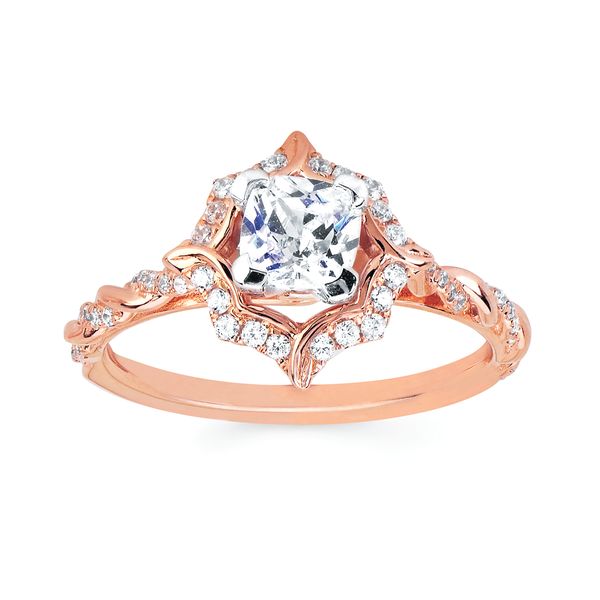 14k Rose Gold Bridal Set - Image 2
