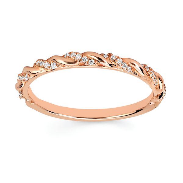 14k Rose Gold Bridal Set - Image 3