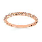 14k Rose Gold Bridal Set - Image 3