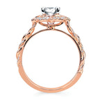 14k Rose Gold Bridal Set - Image 4