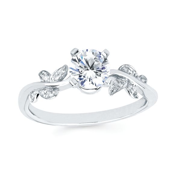 14k White Gold Bridal Set - Image 2