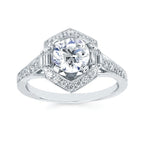 14k White Gold Bridal Set - Image 2