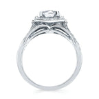 14k White Gold Bridal Set - Image 4