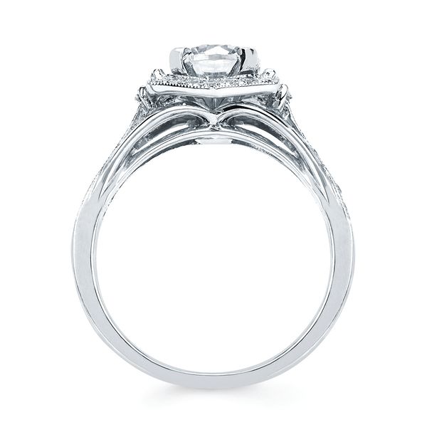 14k White Gold Bridal Set - Image 4