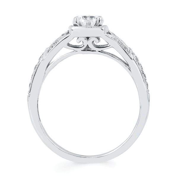 14k White Gold Bridal Set - Image 4