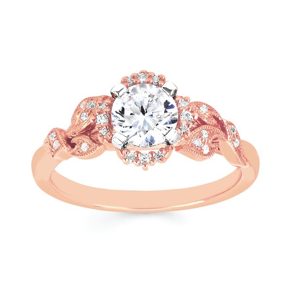 14k Rose Gold Bridal Set - Image 2