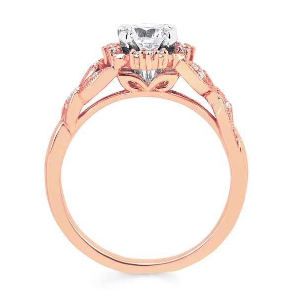 14k Rose Gold Bridal Set - Image 4