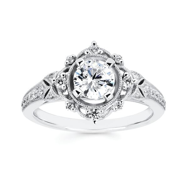 14k White Gold Bridal Set - Image 2