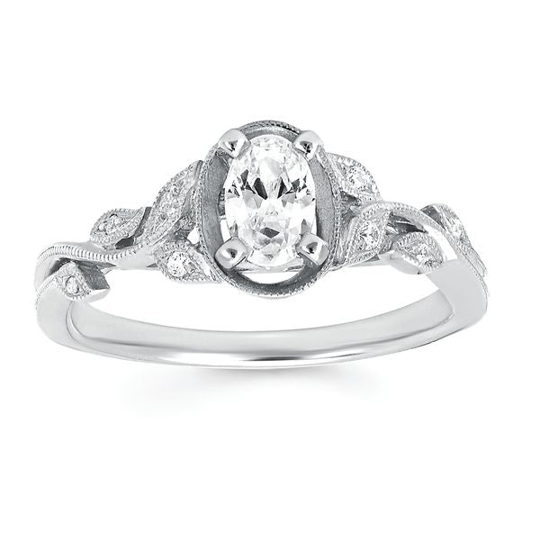 14k White Gold Bridal Set - Image 2