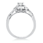14k White Gold Bridal Set - Image 4