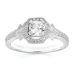 14k White Gold Bridal Set - Image 2