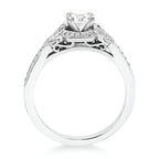 14k White Gold Bridal Set - Image 4