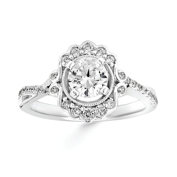 14k White Gold Bridal Set - Image 2