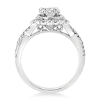 14k White Gold Bridal Set - Image 4