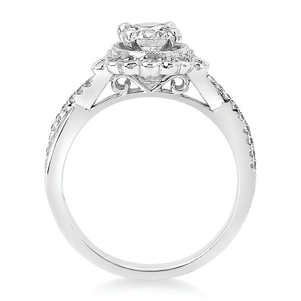 14k White Gold Bridal Set - Image 4