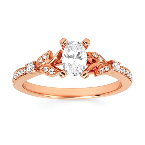 14k Rose Gold Bridal Set - Image 2