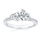 14k White Gold Bridal Set - Image 2