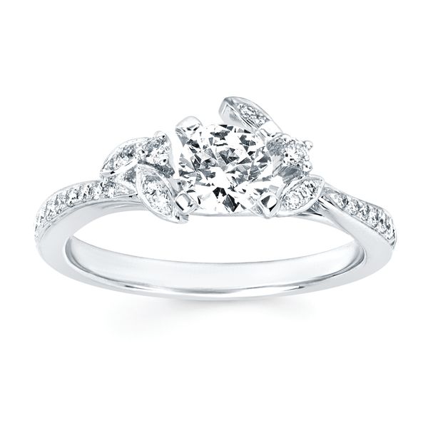 14k White Gold Bridal Set - Image 2