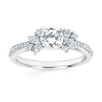 14k White Gold Bridal Set - Image 2