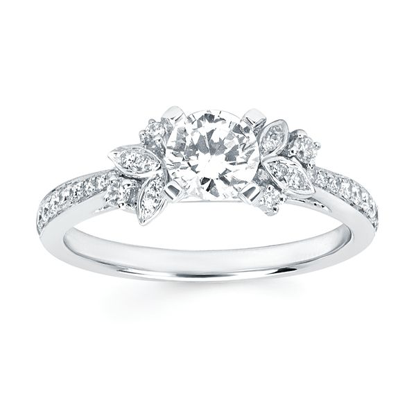 14k White Gold Bridal Set - Image 2