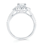 14k White Gold Bridal Set - Image 4