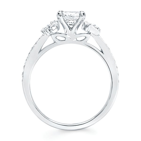 14k White Gold Bridal Set - Image 4