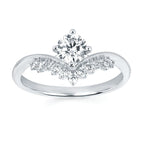 14k White Gold Bridal Set - Image 2