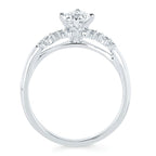 14k White Gold Bridal Set - Image 4