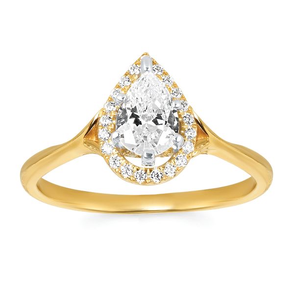 14k Yellow Gold Bridal Set - Image 2
