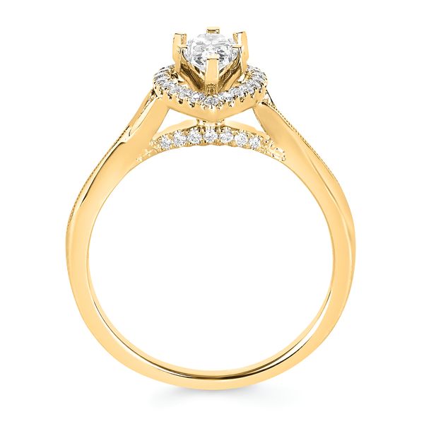 14k Yellow Gold Bridal Set - Image 3