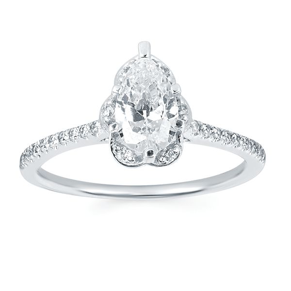 14k White Gold Bridal Set - Image 2